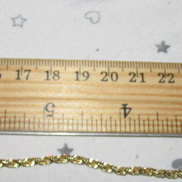 14kt Rope Style Bracelet - Picture 3 of 4